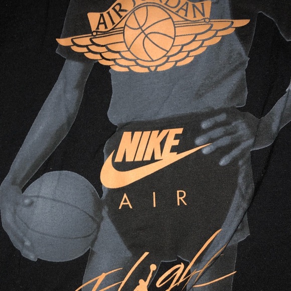Unisex Black Jordan Jumpman T-Shirt - Picture 6 of 8